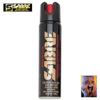 Sabre Red Self Defense Pepper Spray Police Magnum 110 Grams - SQ60121