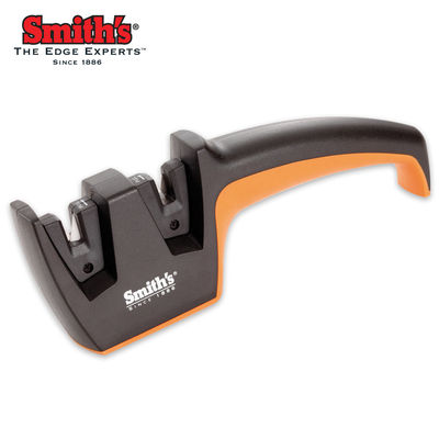 Smith's Consumer Products Store. ADJUSTABLE ANGLE PULL-THRU KNIFE SHARPENER