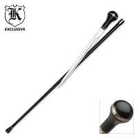 BK1664 - Black Tie Sword Cane - BK1664