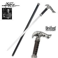 KR0056 - Kit Rae Axios Forged Sword Cane - KR0056