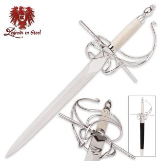 Classic Medieval Rapier Dagger High Carbon With Sheath