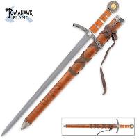 XL1123 - Medieval Broad Sword Matching Scabbard XL1123