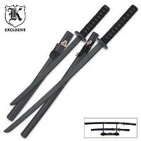 BK1405 - 2-Piece Samurai Warrior Wood Sword Set - BK1405