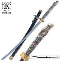 BK1875 - Sword of the Dragon Samurai Ninja Katana Sword - BK1875