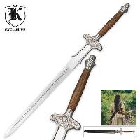 BK249 - Massive 43 1/2&quot; Barbarian II Sword &amp; Scabbard - BK249