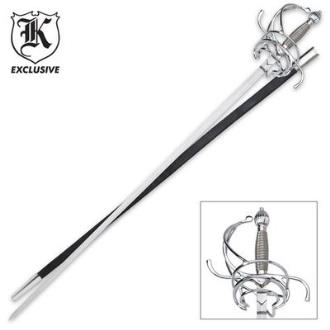 Silver Medieval Rapier Sword - BK495