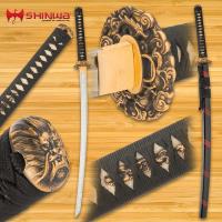 KZ1083 - Shinwa Dragon Lair Katana With Scabbard - 1060 Carbon Steel Blade