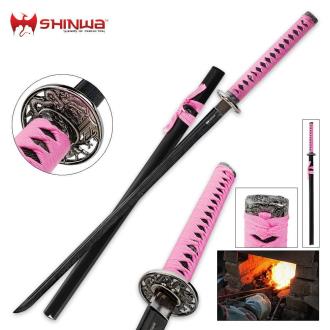 Shinwa Pink Warrior Katana Sword