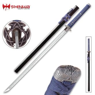 Shinwa Blue Knight Handmade Katana Samurai Sword
