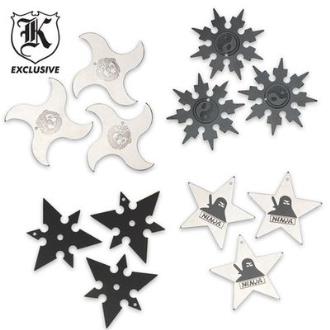 Master Ninja Dozen Throwing Stars Set - BK1936