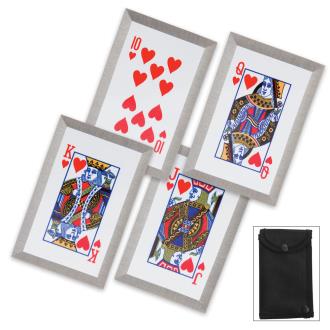 Tactical Hearts Throwing Card Set of Five