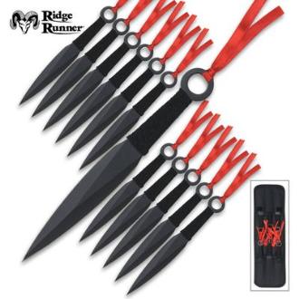 Ridge Runner 12 Piece Throwing Knife Set - RR534