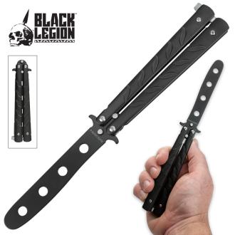 Black Legion Butterfly Knife Trainer Black