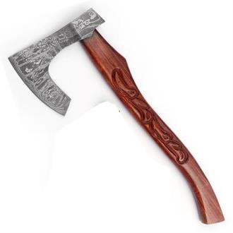 Damascus Handmade Supreme Quality Bearded Axe Hunt For Life