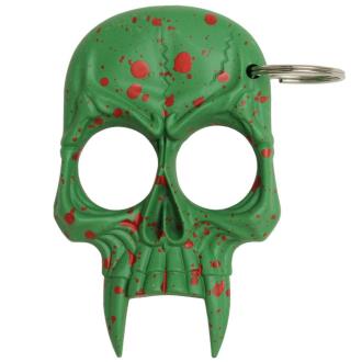 Stay Away Slimeball Demonic Skull Self Defense Keychain