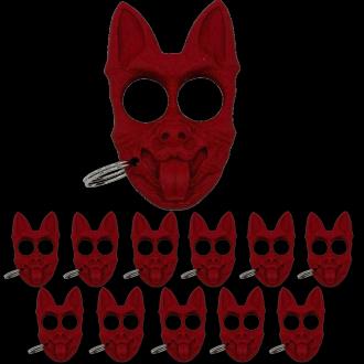 Public Safety K-9 Personal Protection Keychain Red 12 Pieces