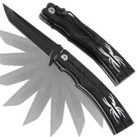 LL2272 - Arachnid Butterfly Tanto Spring Assisted Knife Black LL2272 - Spring Assisted Knives