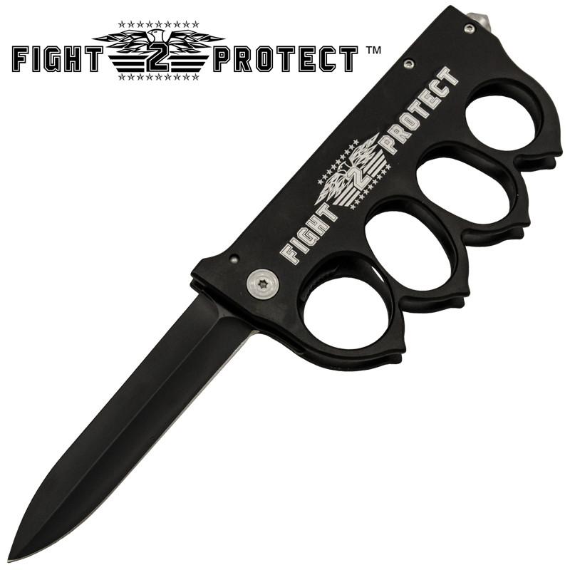 Brass knuckles? Check. Weird blades? Check. Spikes? Check. Zombies