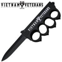 B-161-BK-VV - Vietnam War Veterans Brass Buckle Trigger Action Folder