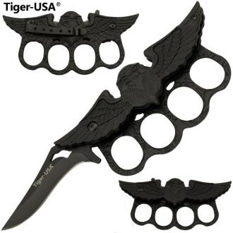 Black Eagle Knuckle Trench Knife by Tiger-USA