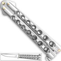 B5S - Scoundrel Silver Butterfly Knife