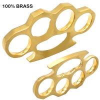 BB-GOLD - 100% Pure Brass Knuckles Paperweight