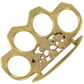 Deaths Triad Gold Knuckle Buckle