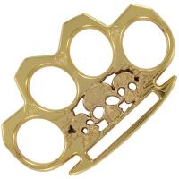 BB1347G - Deaths Triad Gold Knuckle Buckle