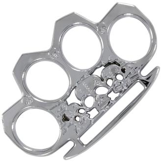 Deaths Triad Silver Knuckle Buckle