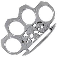 BB1347S - Deaths Triad Silver Knuckle Buckle