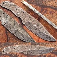 BDM-01 - 8.5&quot; Damascus Steel Hunting Skinner Knife (Blank Blade)