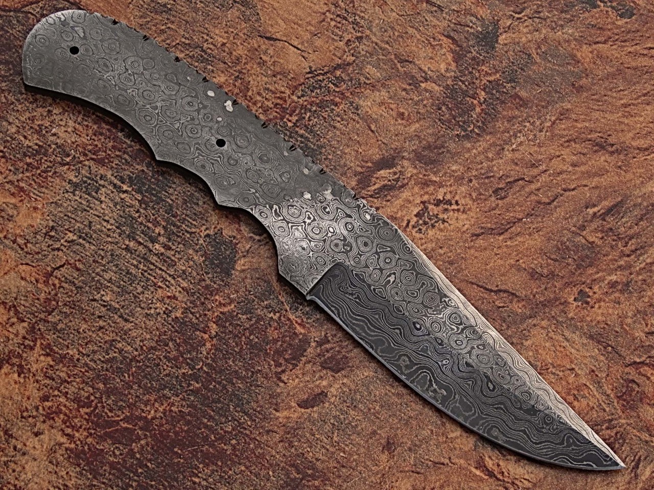 Lot of 5 Damascus Steel Blank Blade Knife For Knife Making