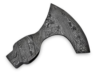 White Deer Vikings Battle Axe Square Hammer Head Blank Damascus Steel Hatchet Tomahawk