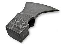 BDM-2384 - White Deer Wildling Tomahawk Damascus Steel Blank Battle Axe Head Hatchet