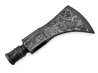 White Deer Thumper Damascus Hammer Axe Head Blank Battle Hatchet Tomahawk