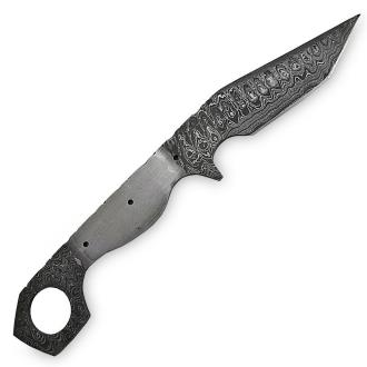 Mongster Blank Blade Karambit 1095 HC Damascus Tanto Blade DIY Handle