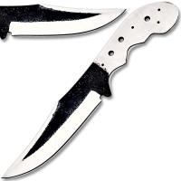 BDM-2503 - White Deer Full Tang Blank 1095 Steel Tactical Knife Drop Point DIY