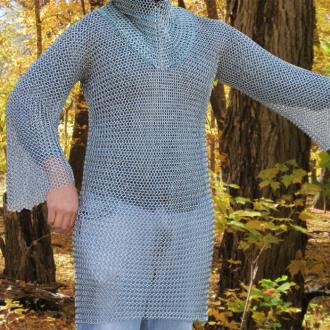 18 Gauge Chain Mail Shirt for Middle Ages Knight ONLY 1