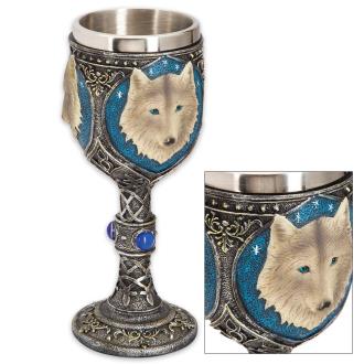 Call of the Wild Fantasy Wolf Goblet