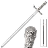 BK4497 - Dark Assassin Broad Sword With Scabbard