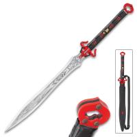 BK4895 - Crimson Fighting Bull Sword And Sheath