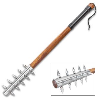 Spiked Hunting Mace - High Carbon Steel Head With Spikes
