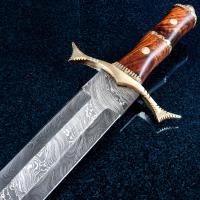 BK4953 - Royal Ranger Damascus Sword and Sheath