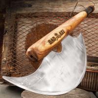 BK5124 - Bad Axe Bat Stainless Steel Axe Blade Wooden Baseball Bat Handle