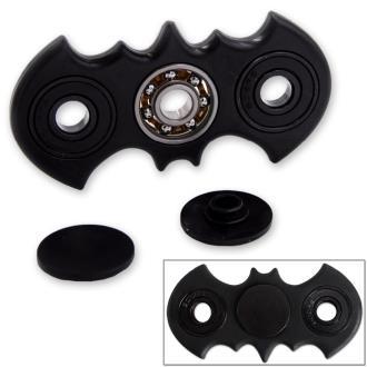 Fidget Spinner Dark Night Bat Toy Black Anxiety Stress Relief Focus EDC