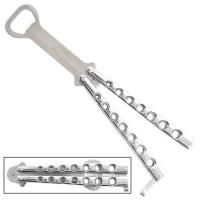 SS0308 - Butterfly Knife Flash Bottle Opener Training