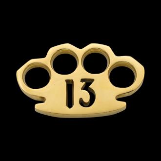 Steam Punk Solid Brass 13 Knuckle Paper Weight