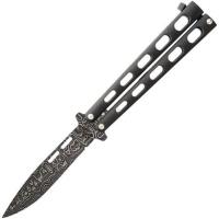 BS115D - Bear &amp; Son Cutlery 115D Butterfly Damascus Knife