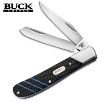 Buck Trapper Folding Pocket Knife G-10 Handle