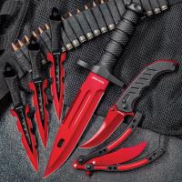 BV547 - Black Legion Red Fury Knife Set
